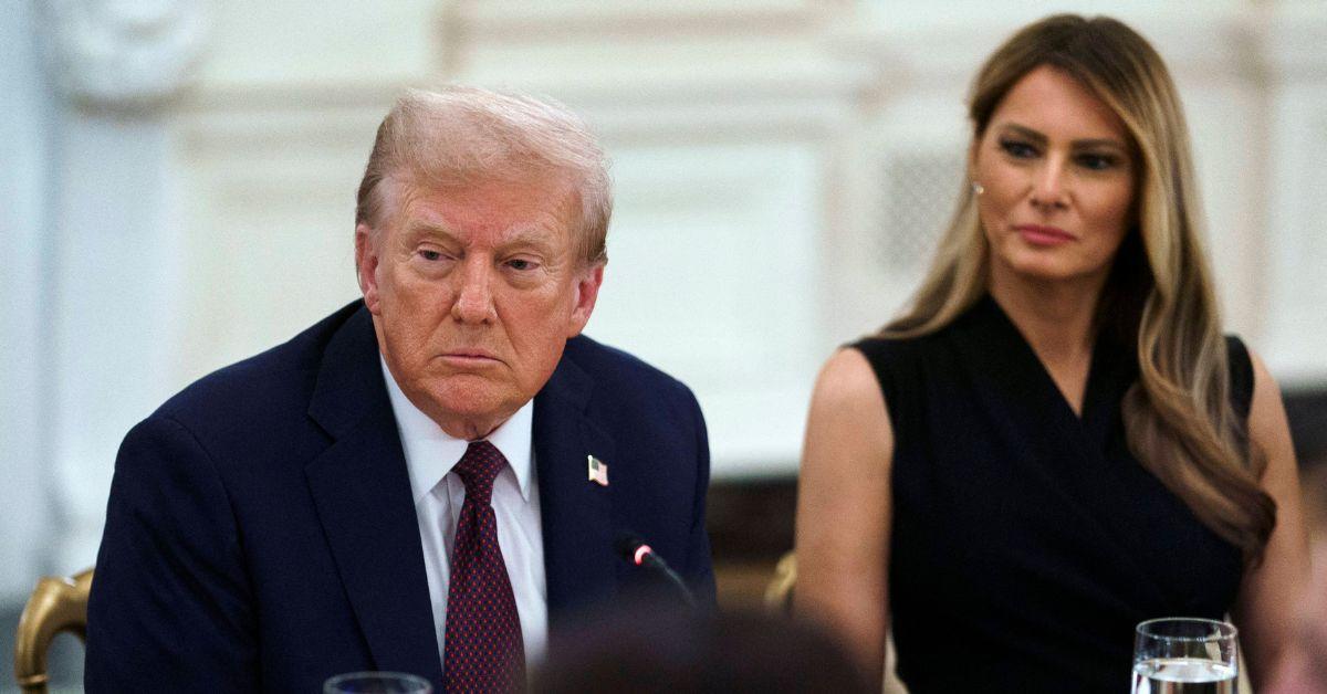 photo of Donald Trump caused Melania Trump to smile after expressing sympathy for thousands of deaths