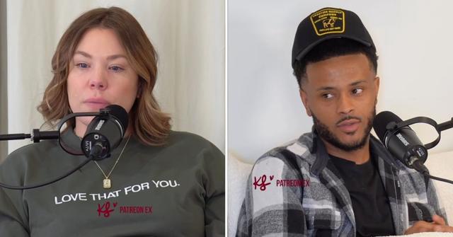 Split photo of Kailyn Lowry and Elijah Scott