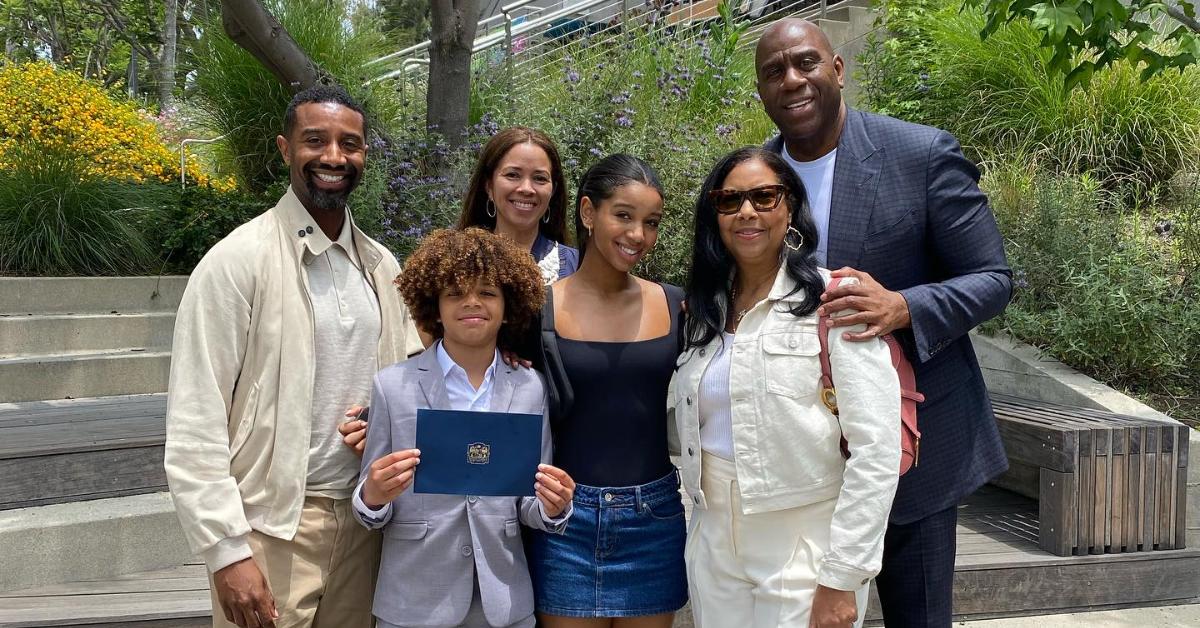 NBA Legend Magic Johnson 'Couldn't Be More Proud' Of His Grandkids