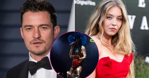 photo of Orlando Bloom, Sydney Sweeney and Katy Perry