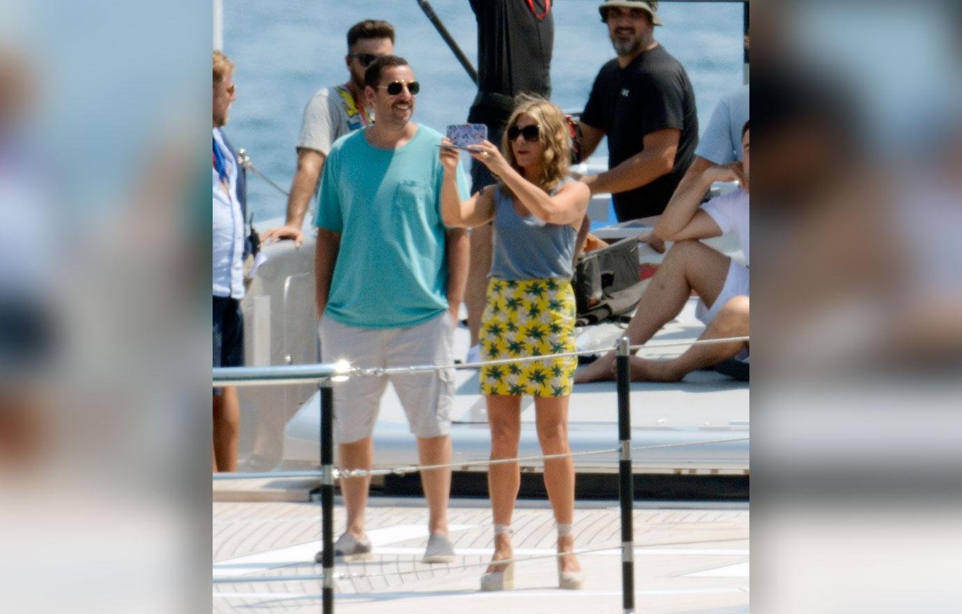 Jennifer aniston and adam sandler