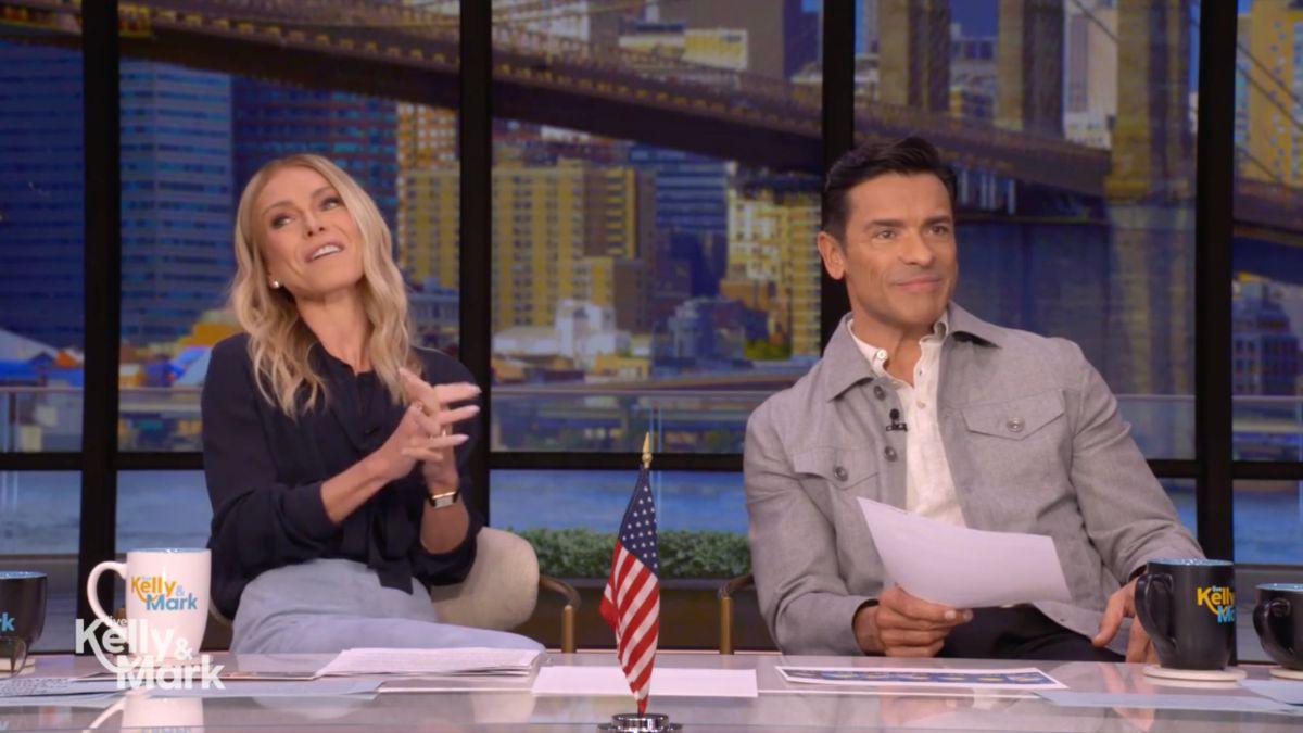 Image of Mark Consuelos and Kelly Ripa enjoyed the 'feel-good story.'