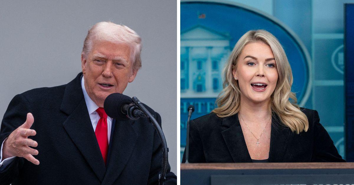 image of Karoline Leavitt called the 'NYT' report 'false.'