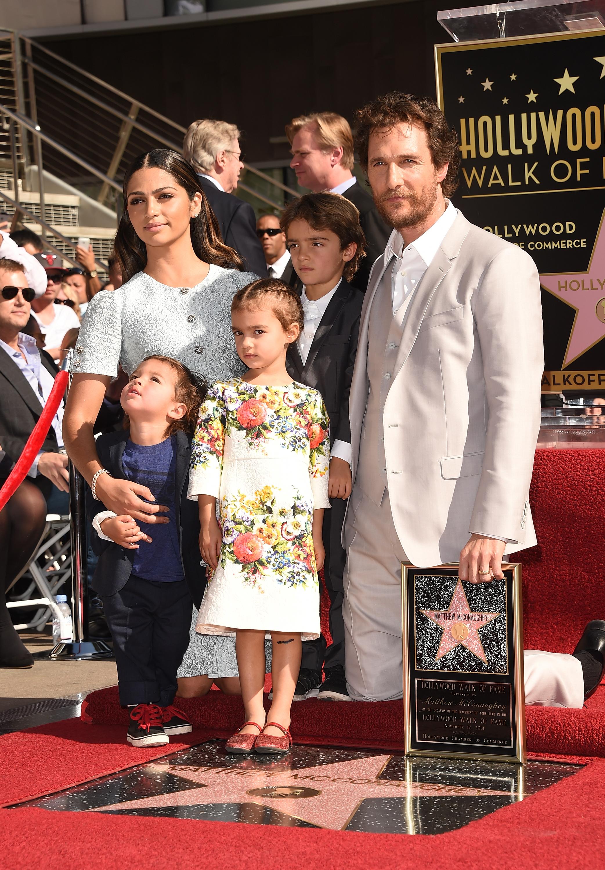 Matthew McConaughey Honored On The Hollywood Walk Of Fame