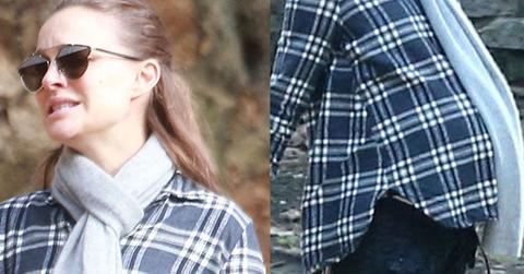 Pregnant natalie portman hikes friend 001