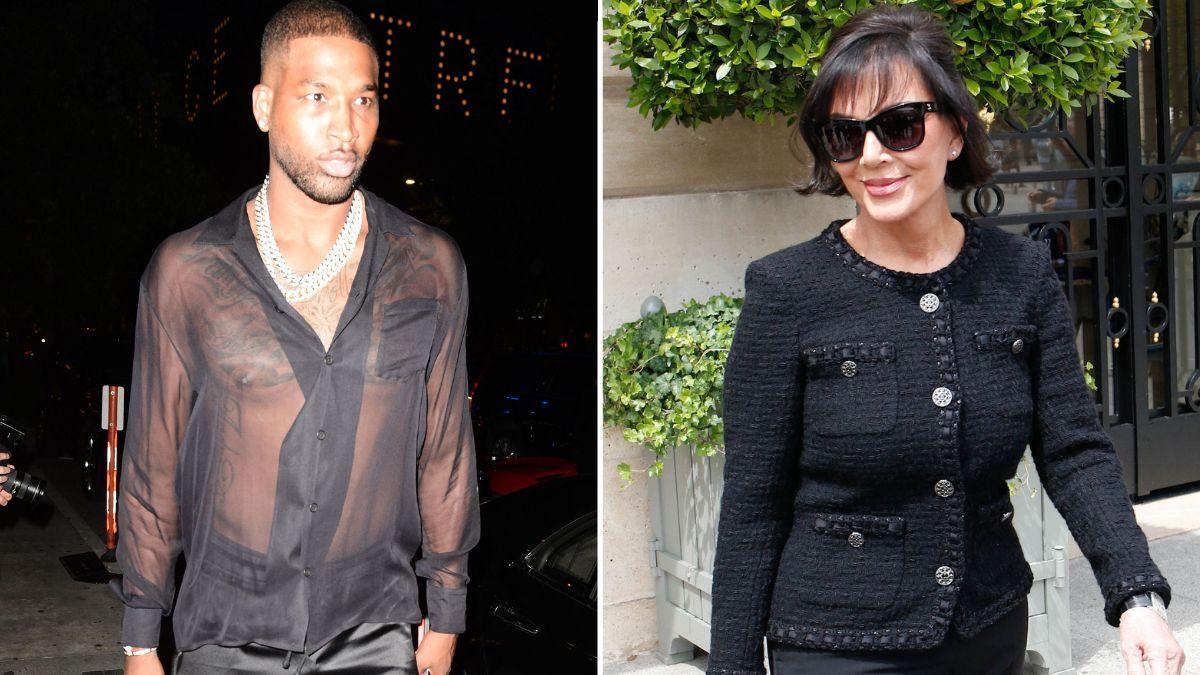Image of Social media users were upset that Kris Jenner mentioned Tristan Thompson.