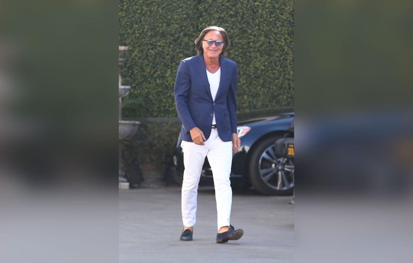 *EXCLUSIVE* Mohammed Hadid looks to be in a great mood after avoiding jail time for his illegal house construction