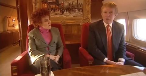 photo of Donald Trump and Ruby Wax.