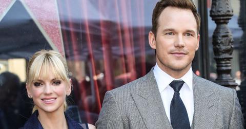 Photo of Anna Faris and Chris Pratt.
