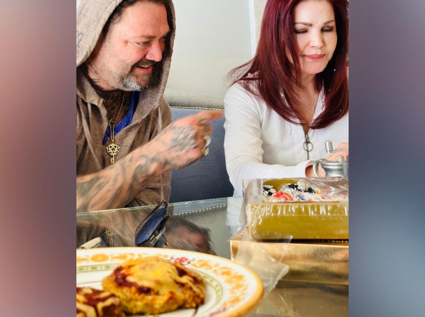 priscilla presley lunches bam margera pics