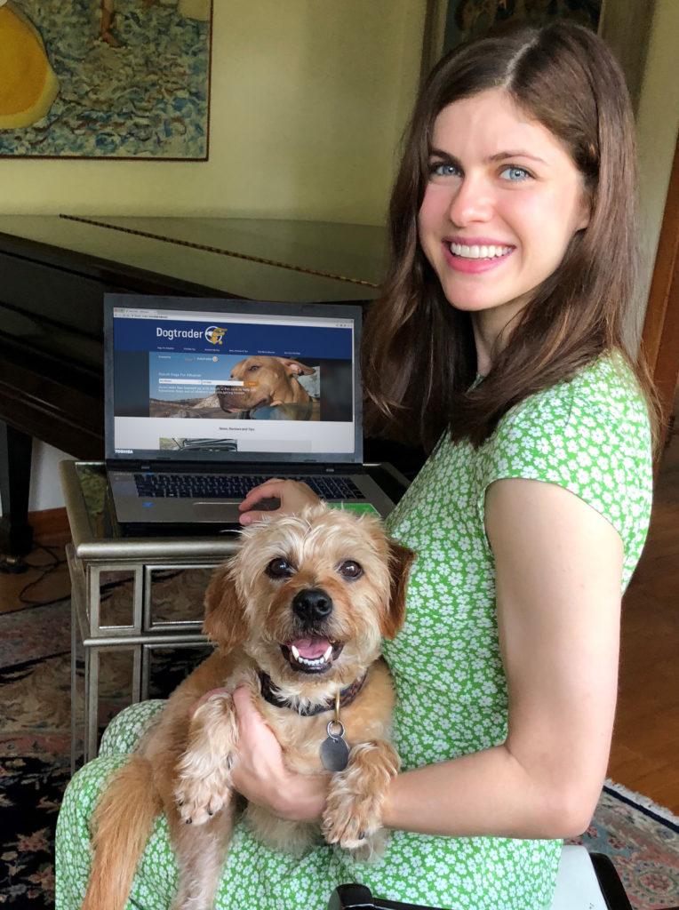 //Alexandra Daddario_Autotrader_National Dog Day x