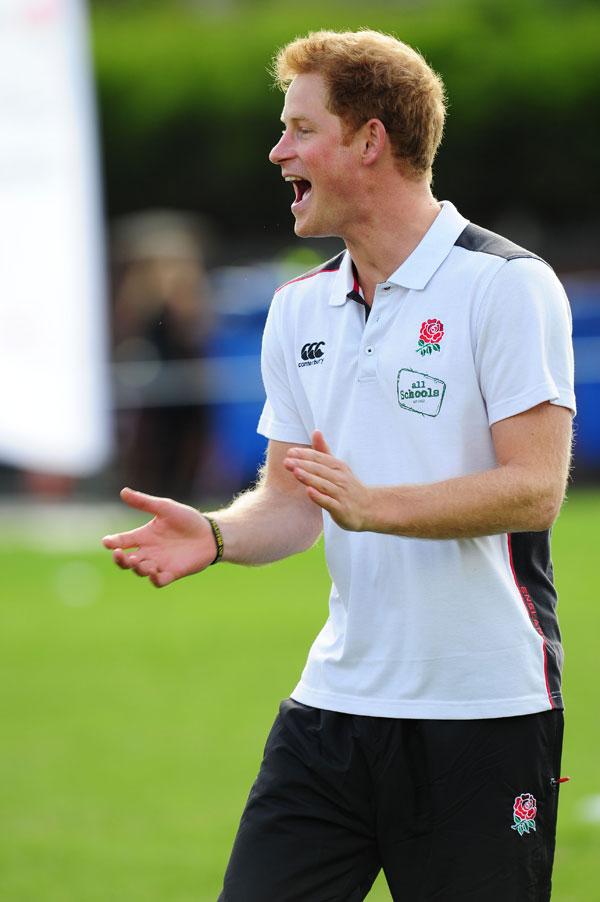 Prince harry clapping