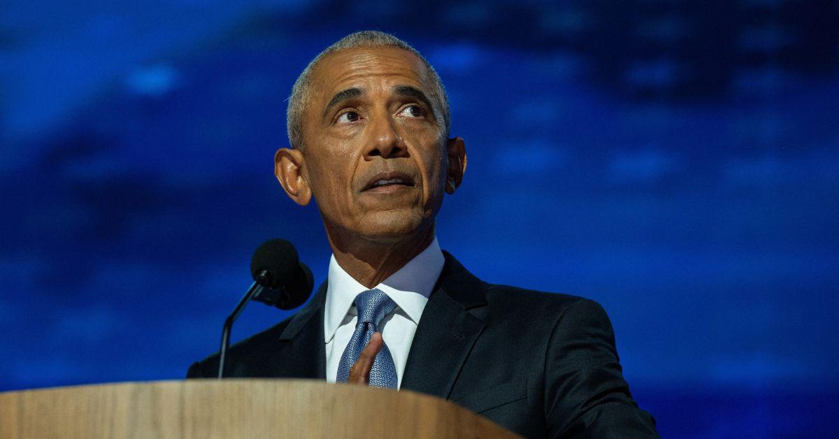 image of Barack Obama recently addressed aliens during a podcast.