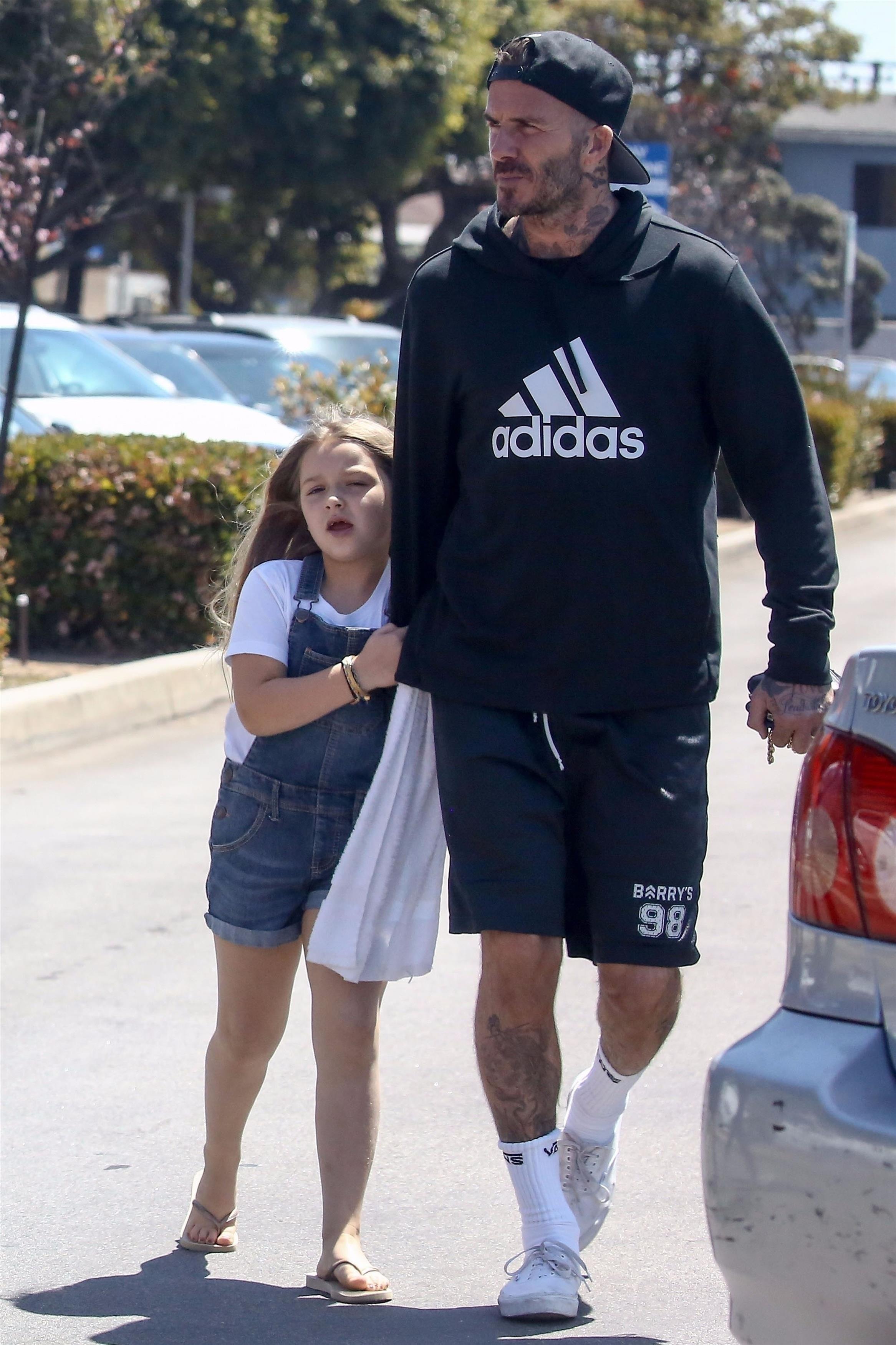 *EXCLUSIVE* David Beckham enjoys a day out with his kids in Venice Beach