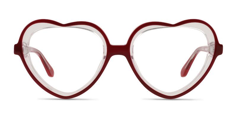 sweetheartclear redcourtesy of eyebuydirect