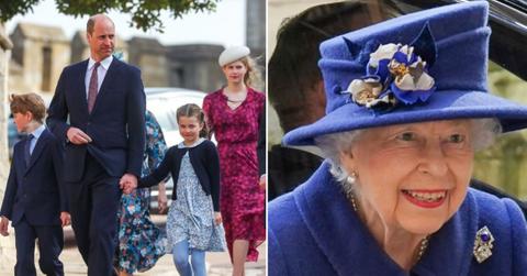 royal family easter service no queen elizabeth photos