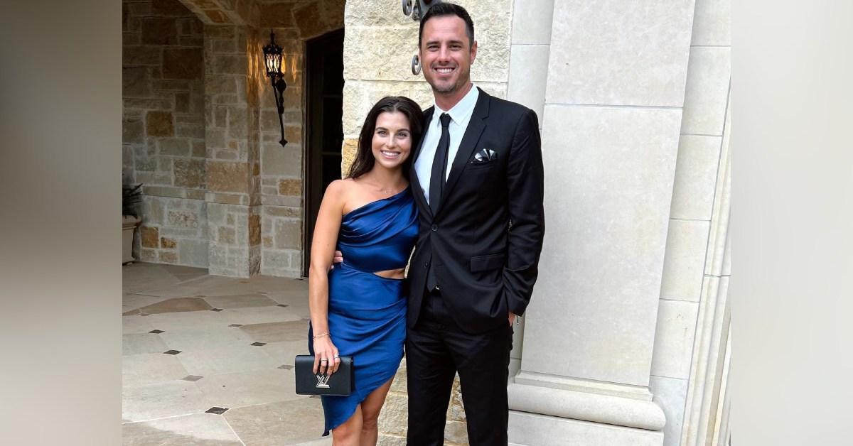 The Bachelor's Becca Tries on Wedding Dress with Ben Higgins