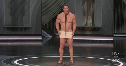 john cena strips down hilarious skit oscars pp