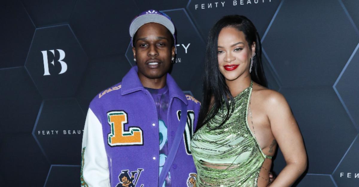 pregnant rihanna aap rocky dinner first appearance arrest