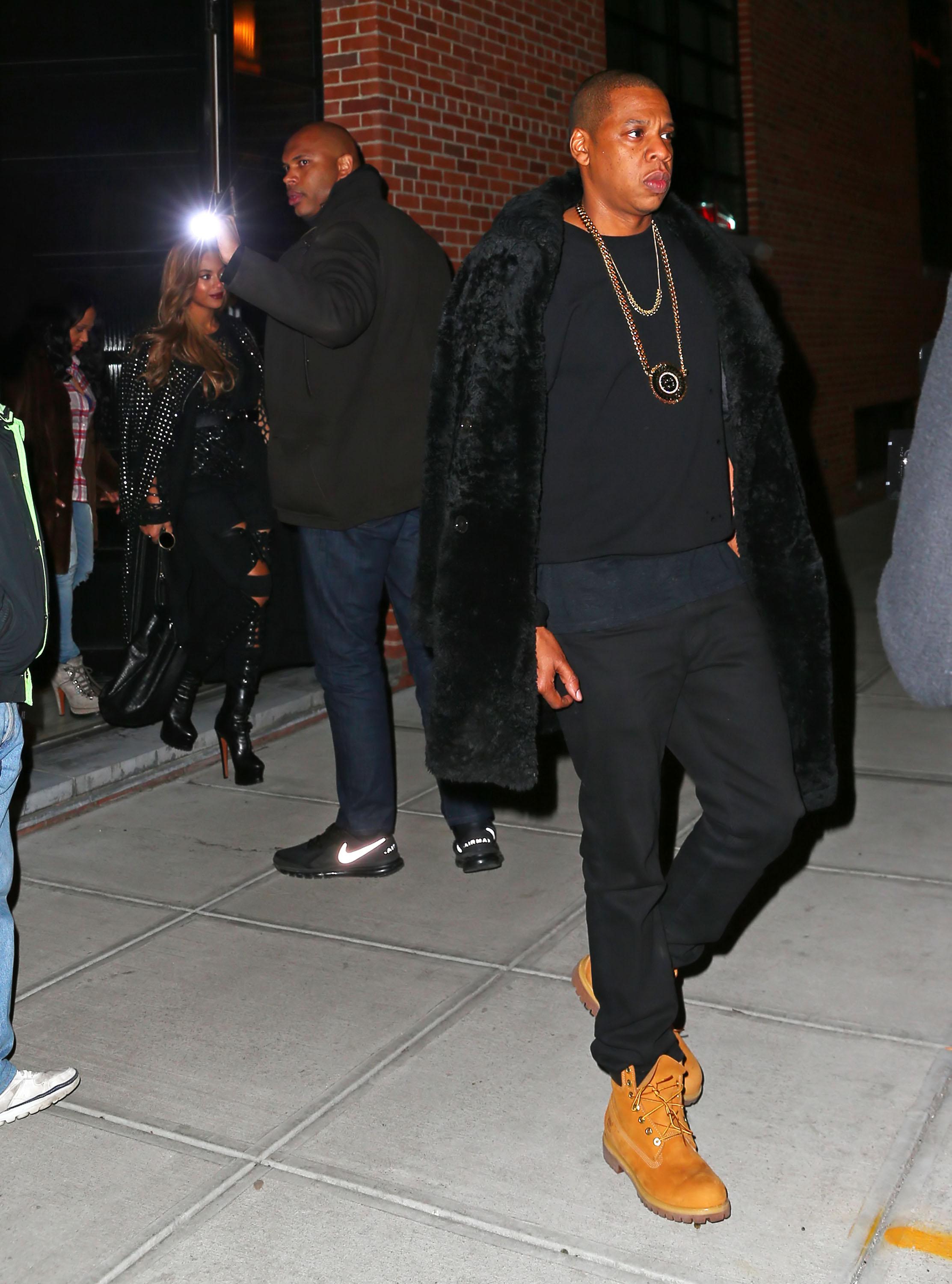 Beyonce and Jay Z goes to 40/40 club after attending Kanye&#8217;s concert in Madison Square Park