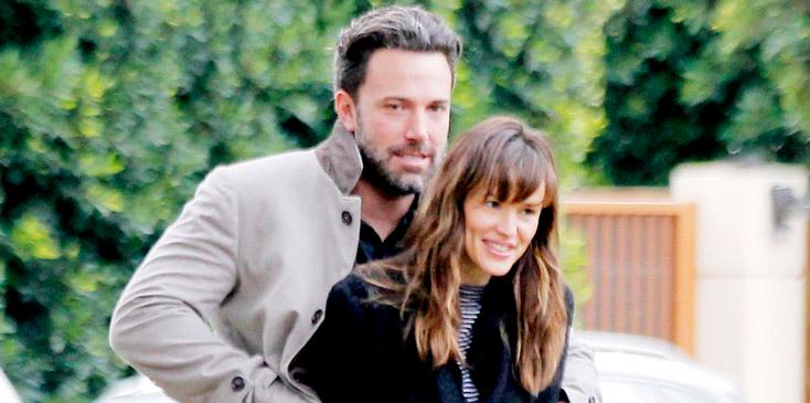 Jennifer Garner and Ben Affleck share a Lovable Moment in Brentwood &#8211; Part 2 **USA ONLY**