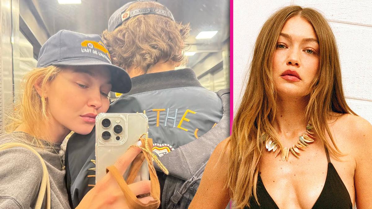 Image of Gigi Hadid flaunted her figure while looking loved-up with Bradley Cooper.