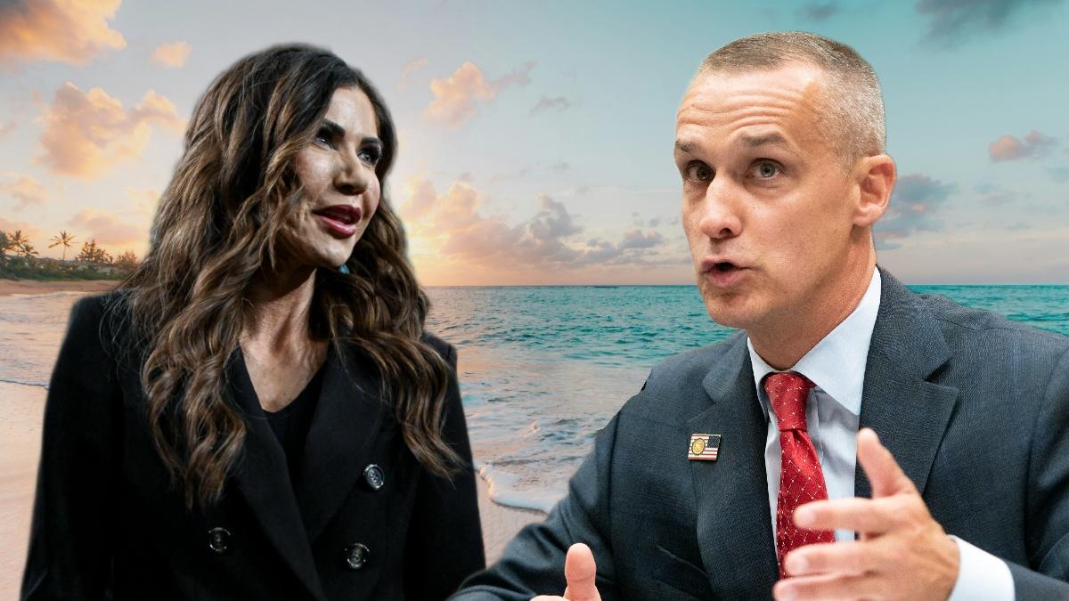 Photo of Kristi Noem and Corey Lewandowski