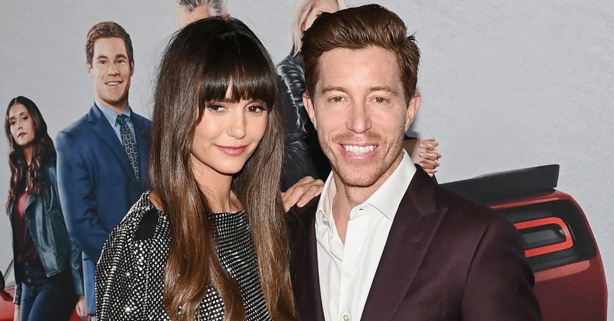 Image of Nina Dobrev and Shaun White got engaged in October 2024.