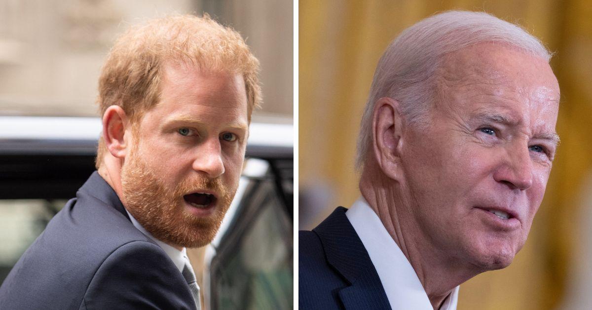 prince harry and joe biden