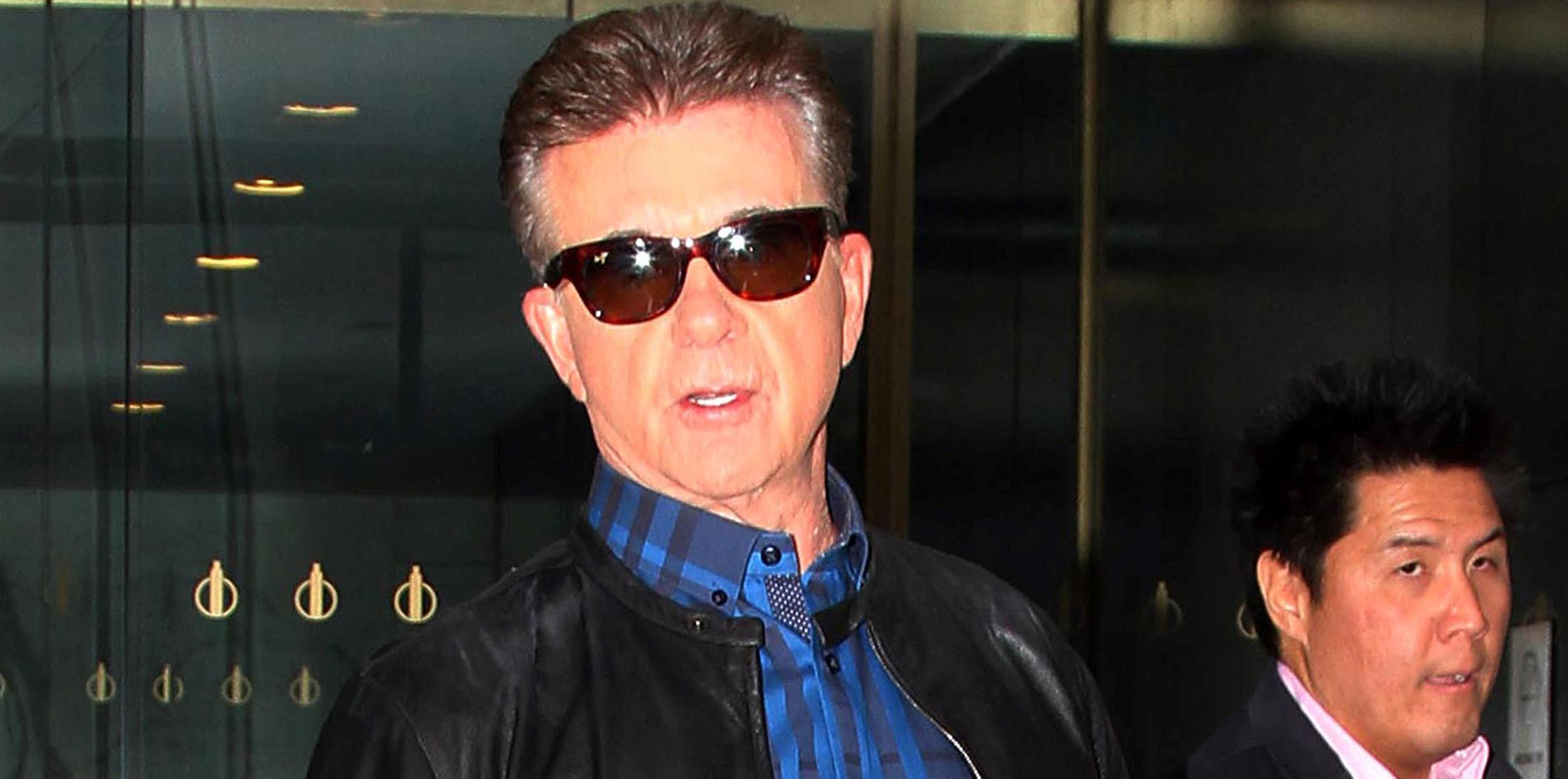 Alan Thicke wears shades after an appearance on ‘The Today Show’ **USA ONLY**