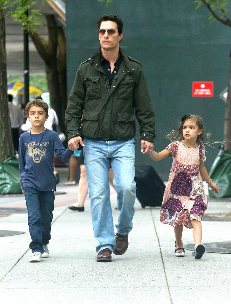 All Grown Up! Matthew McConaughey Looks Unrecognizable During A Family ...