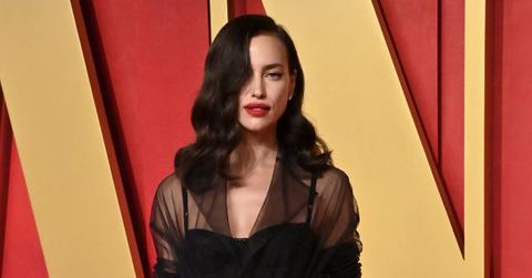 irina shayk shows backside body lingerie photos