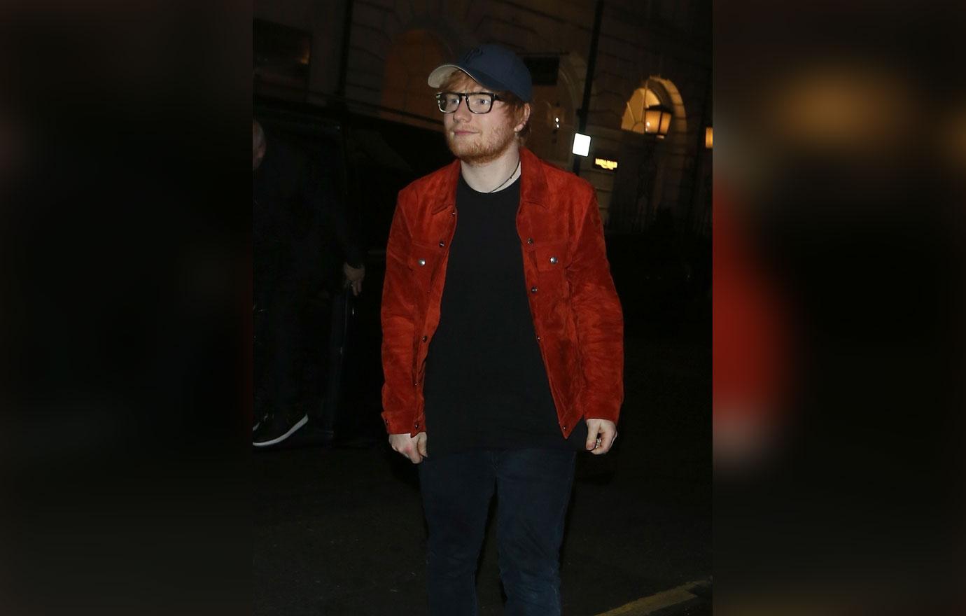 Ed Sheeran and Cherry Seaborn dine at Gymkhana indian restaurant after &#8216;The Brits&#8217;