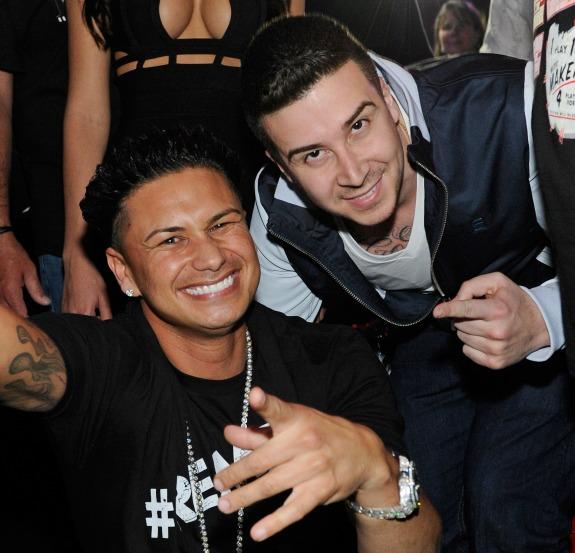 "Jersey Shore" Star Pauly D Parties—with Vinny's Mom!