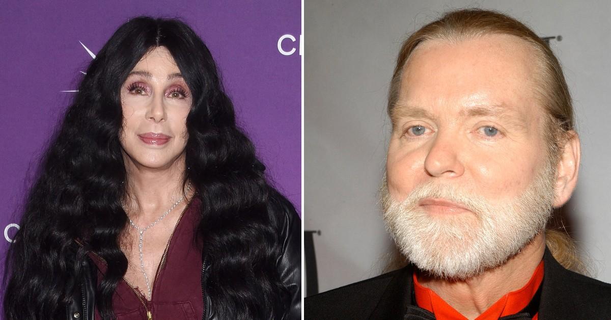 Photo of Cher and picture of Gregg Allman.