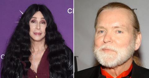 Photo of Cher and picture of Gregg Allman.