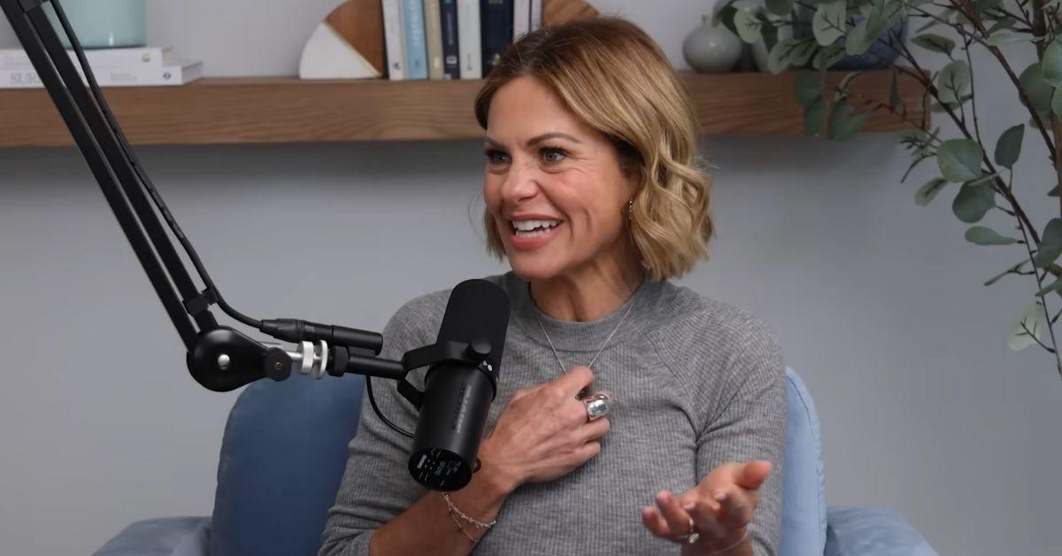 image of Candace Cameron Bure talked about her public feuds on a podcast.