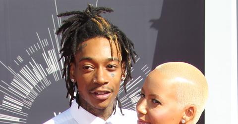 INGLEWOOD, CA – AUGUST 24: Wiz Khalifa and Amber Rose arrive at the 2014 MTV Video Music Awards at The Forum on August 24, 2014 in Inglewood, California.
