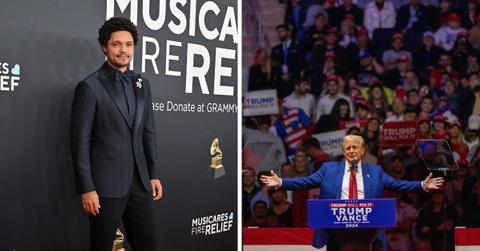 trevor noah slammed president donald trump during grammy awards