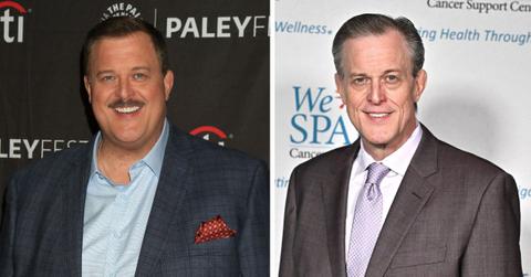 split photo of billy gardell