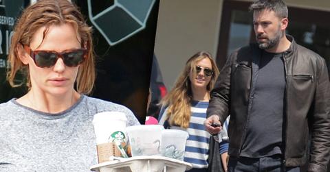 Jennfer garner ignoring ben affleck nanny chistine ouzounian