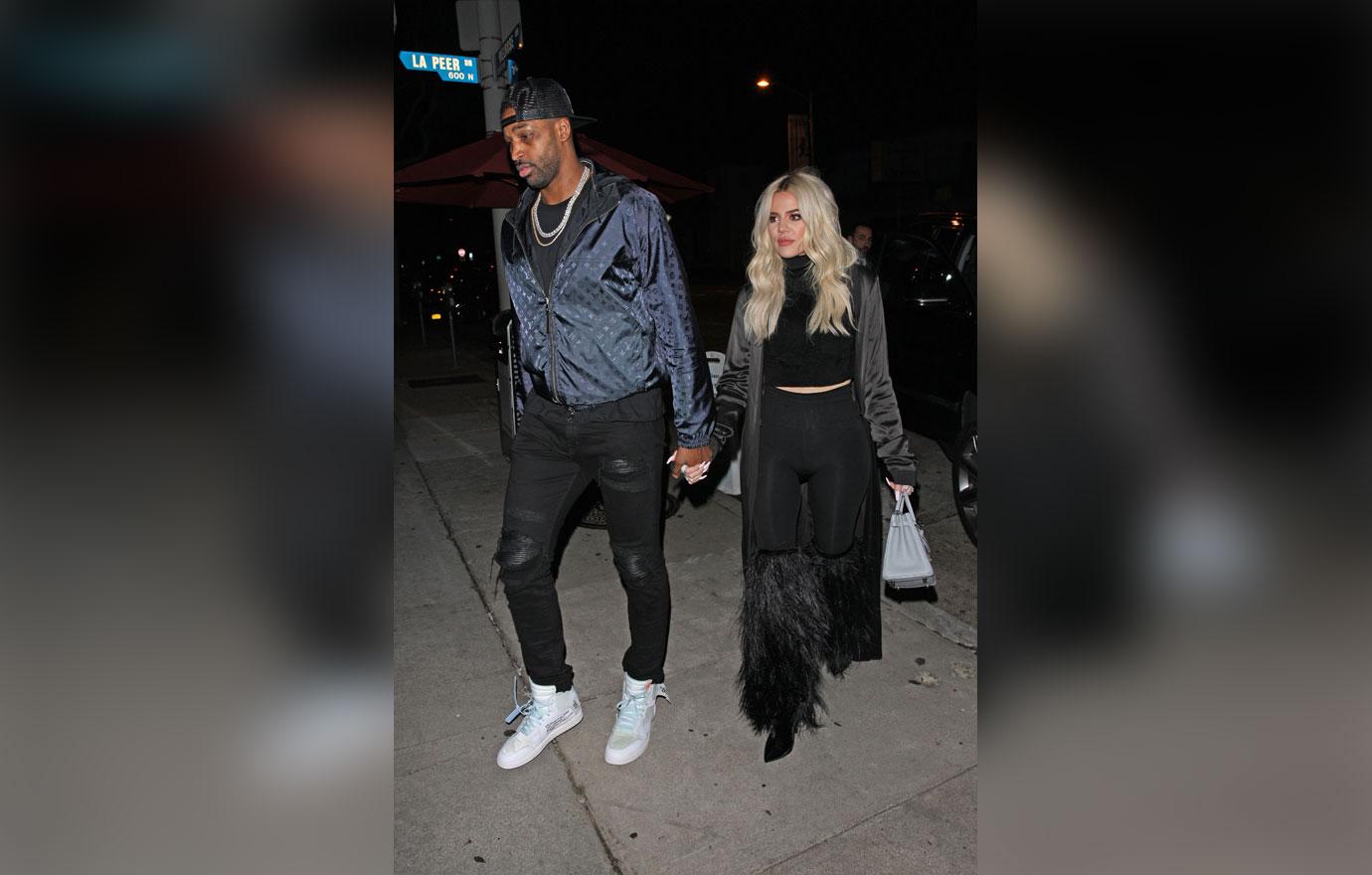 Khloe Kardashian Tristan Thompson Hold Hands 'Talking So Much Lately' Reconciliation Rumors