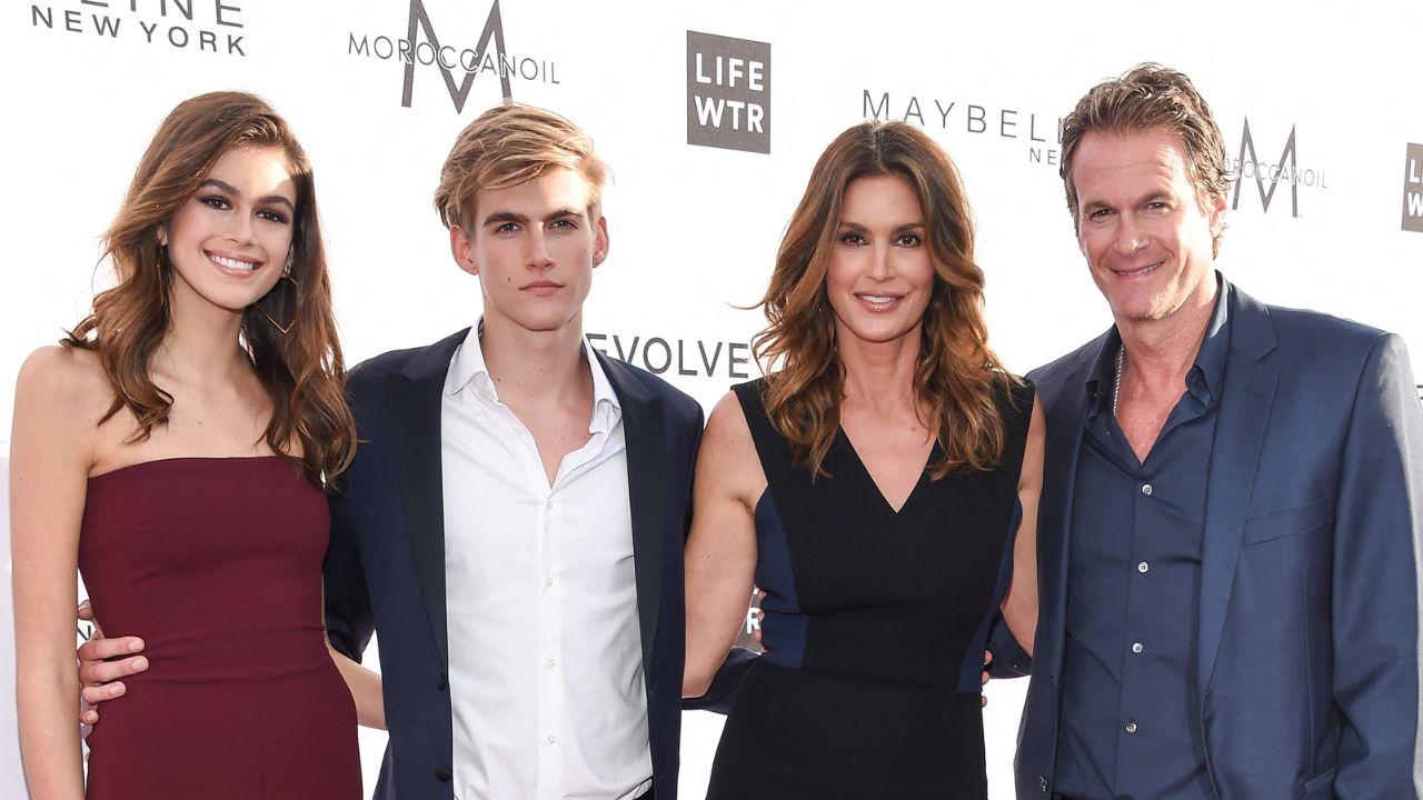 cindy crawford rande gerber children presley kaia