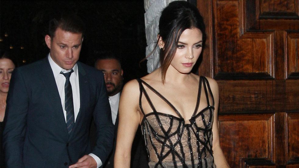 Channing Tatum Cant Keep His Eyes Off Wife Jennas Booty In Super