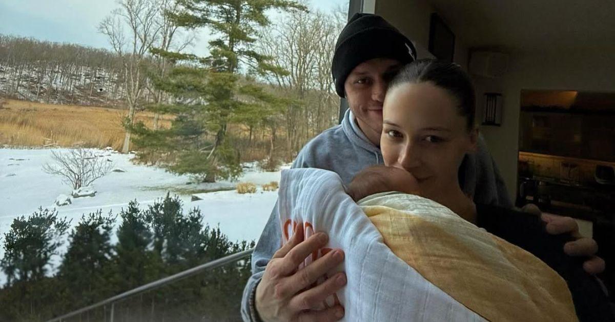 image of The couple welcomed Scottie Rose Hewitt Davidson on December 12.