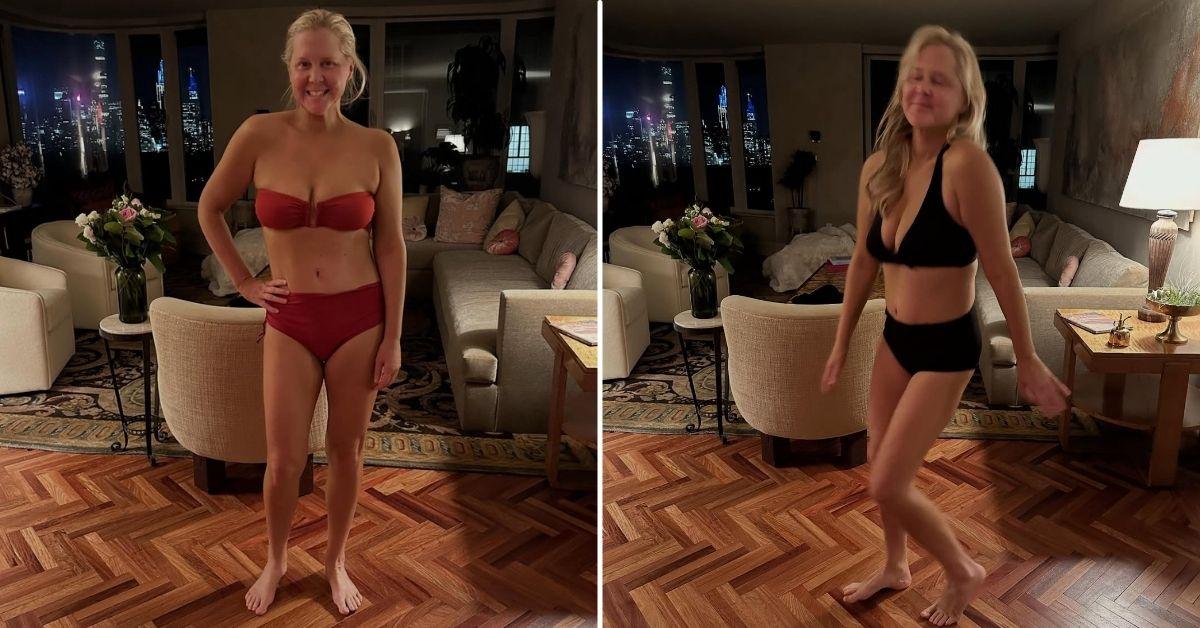 Photo of Amy Schumer left little to the imagination in tiny swimwear.