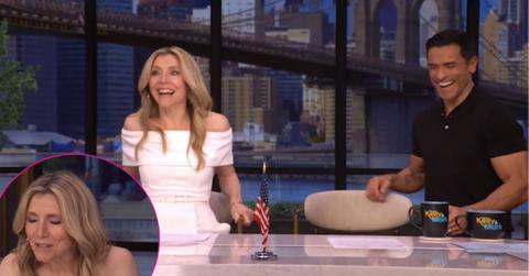Image of Sarah Chalke admitted she thinks oversharing is genetic and she 'gave it' to her daughter.