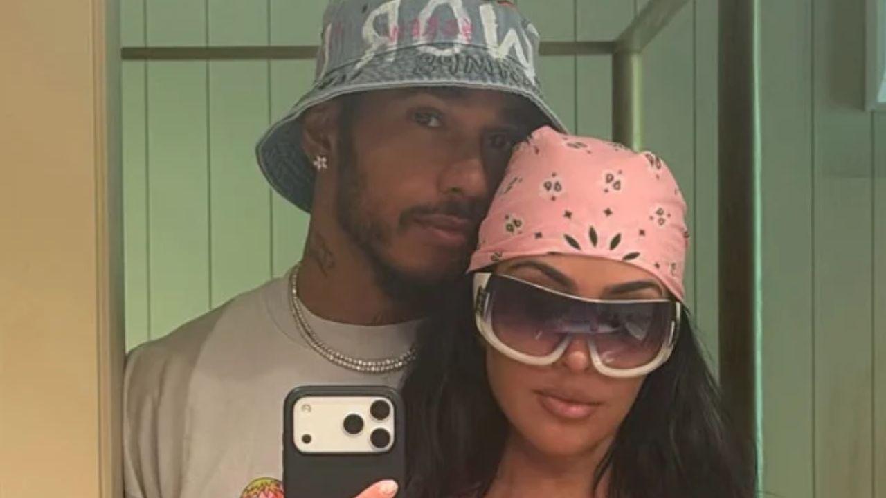 Image of Kim Kardashian and Lewis Hamilton made their relationship social media official in April.