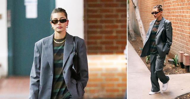 hailey bieber out and about