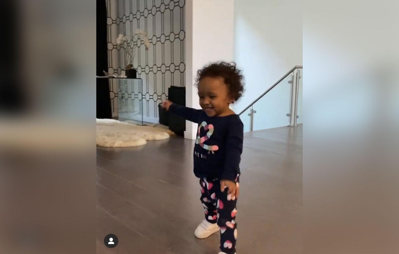 Kenya Moore Shares Video Of Daughter Brooklyn’s First Steps